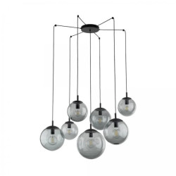 Lampa wisząca typu pająk z 7 szklanymi kloszami ESME E27 5385 TK Lighting