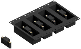 Socket header, 6 pole, pitch 2.54 mm, angled, 10077570