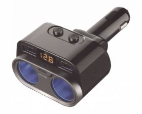 ADAPTER CAR FIRE 2GN.150W/2XUSB 2,4A+TYP