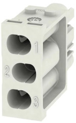 Ramka dokująca wkładów do złącz przemysłowych HDC MHX 3 FC 1429350000