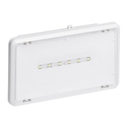 Oświetlenie awaryjne Legrand 1,5 W czas działania 1h szerokość 164 mm Przegroda czołowa IP43