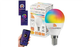 Żarówka Led G45-Ap E14 5W Led Wifi Cct+Rgb