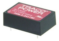 Przetwornica DC-DC, 3W, Uwe 9 → 36 V DC, Uwy 5V dc, Iwy 600mA Nie, TRACOPOWER Tak