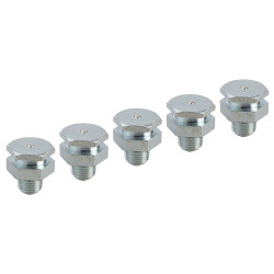 Faithfull FAIGGN18BSPB Grease Nipple Button 1/8in BSP (Pack 5)