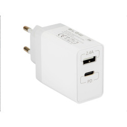 Ładowarka USB sieciowa USB 230V USB-C QC3.0 PD 30W