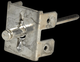 RIVZN 463 Flat connector, 4-pin, blind rivet technology, tin-plated