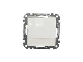 SEDNA DESIGN & ELEMENTS Wyłącznik zwierny przycisk z etykietą i podświetleniem 12VAC biały SDD111143L SCHNEIDER ELECTRIC