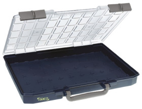 Skrzynka z przegródkami szerokość: 413mm wysokość: 57mm głębokość: 330mm PC, PP Niebieski