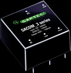 5ACDM_24S3 AC/DC converter, 5 W, 24 V, 90-264, DIP