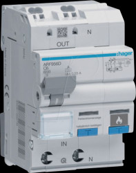 ARF956D AFDD + RCD/circuit breaker protective device, 6 kA C-6 A 30 mA t
