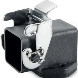 Surface mount housing, size HA3, PA, longitudinal bow locking, IP65, 10423100