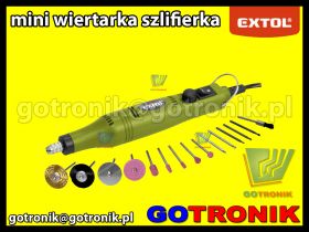 Mini wiertarka szlifierka prosta z transformatorem Extol