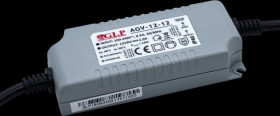 AGV-12-12 LED power supply, 12 W, 12 V DC, 1 A, IP40