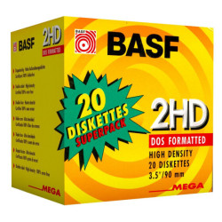3.5" Diskettes HD "BASF Mega"