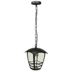 Lampa ogrodowa wisząca Imma Black C E27 czarny łańcuch 1,1m IP44 EDO777383