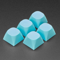 Cyan MA Keycaps for MX Compatible Switches - 5 pack [discontinued]