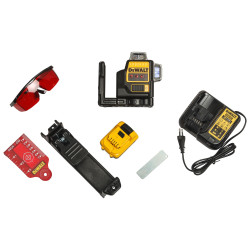 Laser obrotowy DCE089D1R-QW ±3mm Tak DCE089D1R-QW Typ C – wtyk europejski DeWALT Czerwony