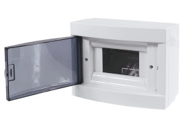 Rozdzielnica modułowa 1x6 natynkowa IP40 biała