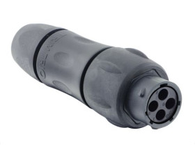 Złącze wielostykowe przemysłowe 4-pinowe Montaż na kablu Gniazdo Souriau Sunbank by Eaton