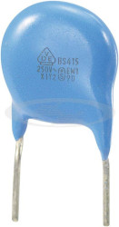 2,2nF 250VAC X1Y1 20% R= 10mm kondensator BS415 CD222M TDK