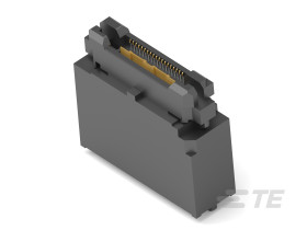 Listwa stykowa PCB 38-pinowe MICTOR raster: 0.64 mm Pionowy 19-rzędowe TE Connectivity Płyta1 V W osłonie