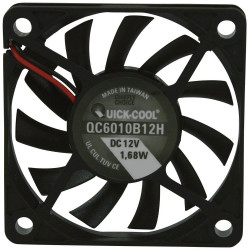 QuickCool QC6010B12H Axial Fan 12V DC 25.74m&#xB3;/h 60x60x10mm
