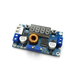 Przetwornica DC/DC 30-1,3V 5A Step Down, USB, Wyświetlacz