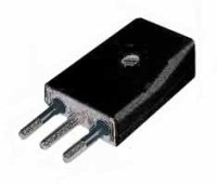 WAC250IT-CKB Wtyk 250V - standard włoski - 3 biegunowy, czarny 16A - na kabel