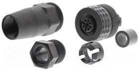 Złącze wielostykowe przemysłowe 4-pinowe M12 Montaż na kablu Gniazdo Telemecanique Sensors