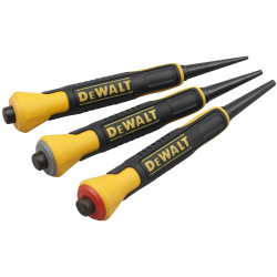 DEWALT DWHT0-58018 Bi-Material Nail Punch Set, 3 Piece