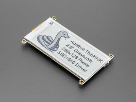 Adafruit 2.9" Grayscale eInk / ePaper Display FeatherWing