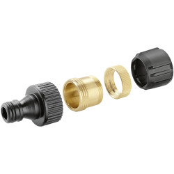 K&#xE4;rcher 2.645-010.0 Home &amp; Garden Brass Hose Tap Connector Ergonomic Design