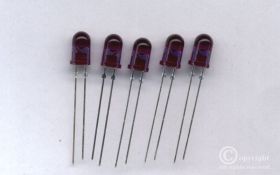 DIODA NADAWCZA IR (PODCZERWIEŃ) 5mm 2,2V 150mA 210mW 950nm TSUS5402 (5 SZTUK)