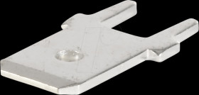 03866.A68 Flat connector for PCB assembly, width 6.35 mm