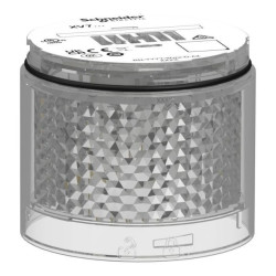 Moduł świetlny, kolumna świetlna, biały, Ø70mm, błyskający, kolorowa soczewka, Harmony XVB7, XVB7C67