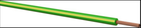 PVC-switching strand, extremely flexible, LifY, 1.0 mm², 512 x 0.05 mm, green/yellow, outer Ø 2.6 mm, 160110028