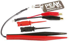 Zestaw sond do testerów komponentów elektronicznych, do uzytku z: Miernik LCR