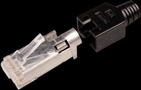 Hirose RJ45 connector Cat-5e, TM11, black