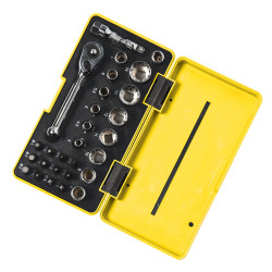 CK Tools T4654 Pocket Socket Set 1/4&quot; 28 pieces