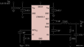 65V, 8A Synchronous Step-Down Silent Switcher with 2.5µA Quiescent Current