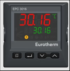 Sterownik PID Eurotherm Uz: 100 → 230 V AC wyjście 1 przekaźnik, 2 logiczne wejście Prąd i napięcie, wejście mV,