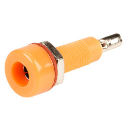 TruConnect Yellow 4mm Panel Mounting Socket