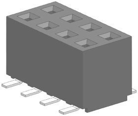 Molex Listwa kołkowa, żeńska, do wbudowania, standardowa Ilość pinów 6 Wymiary siatki: 2.00 mm 873400676 1 szt. taśma na