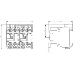 Siemens 3RA2315-8XB30-2FB4 Stycznik pomocniczy 1 szt.