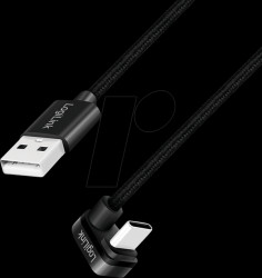 CU0193 Sync and charging cable, USB-A -> USB-C, 180°, 2 m