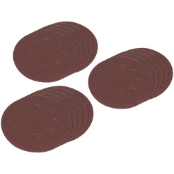 Sealey SSDS02 Hook-and-Loop Sanding Disc Set 125mm 10pc