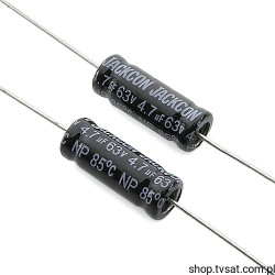 LAN4R7M63V616 4.7uF 63V Non-Polarized NP85'C AXIAL JACKCON