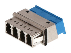 Adapter światłowodowy typ LC Duplex Wielomodowy, jednomodowy Molex