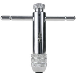 RUKO 241002 Treaded Tool Holder with Ratchet Size 2 for M5-M12