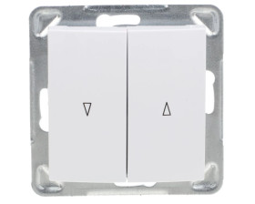 IMPRESJA Łącznik żaluzjowy /z blokadą mechaniczną/ biały ŁP-7YB/m/00